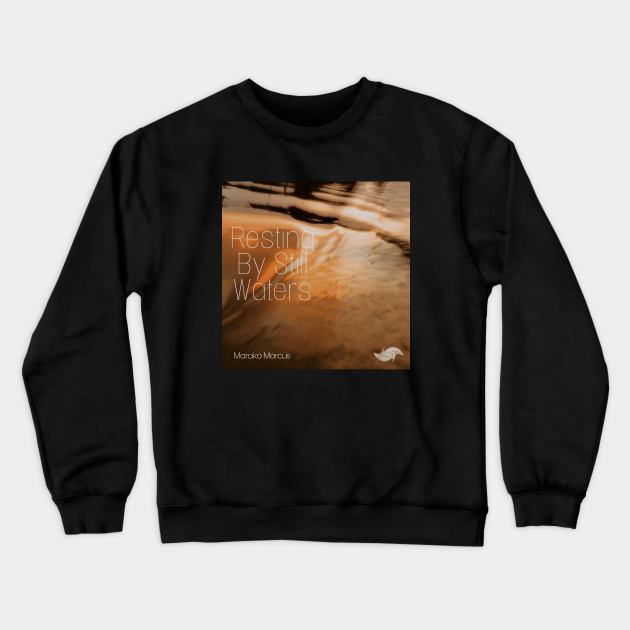 Resting by Still Waters Album Cover Art Minimalist Square Designs Marako + Marcus The Anjo Project Band Crewneck Sweatshirt by Anjo